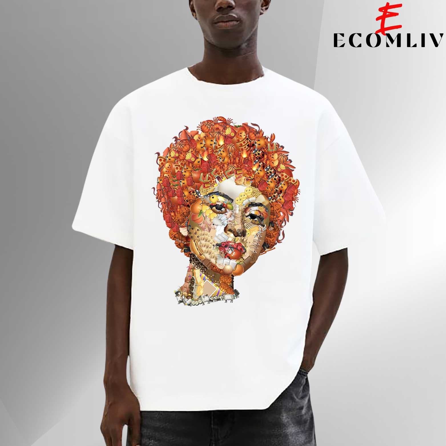 Rap Face T-Shirt, Ice Spice Style